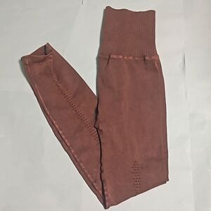 Free People Movement Good Karma High Rise Leggings Chocolate NEW